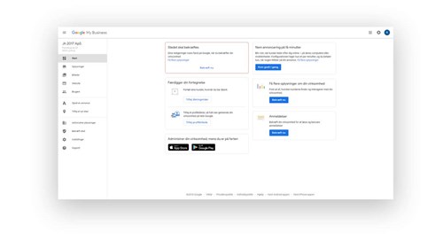 Dashboard Google MYBusiness